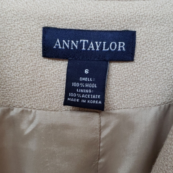 Ann Taylor light beige duster size 6 - Picture 3 of 14